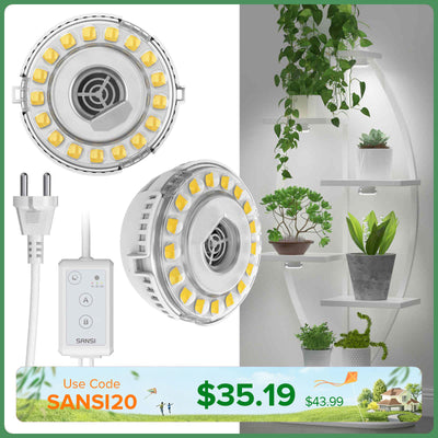 Lampada LED SANSI da 10 W con timer e dimmer