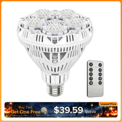SANSI BR30 30W LED Grow Light Bulb With Remote Control (US/CA ONLY)