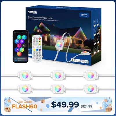 SANSI Smart Permanent Outdoor RGB-Leuchten
