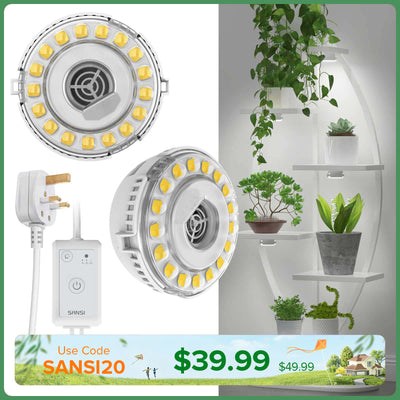 Lampada LED SANSI da 10 W con timer e dimmer