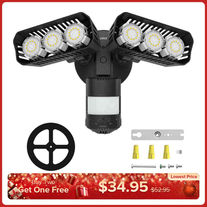 38-W-LED-Sicherheitslicht (Dämmerung bis Morgengrauen und Bewegungssensor) (NUR USA, Kalifornien)