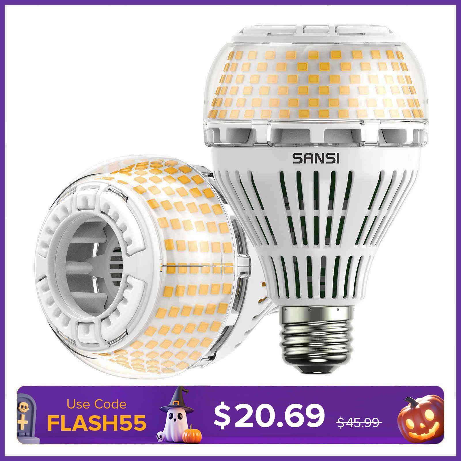 Dimmable A21 27W LED 3000K/5000K Light Bulb (EU ONLY)