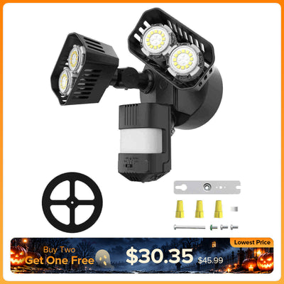 SANSI Upgraded 28W LED Security Light (Dusk to Dawn & Motion Sensor)(US ONLY)