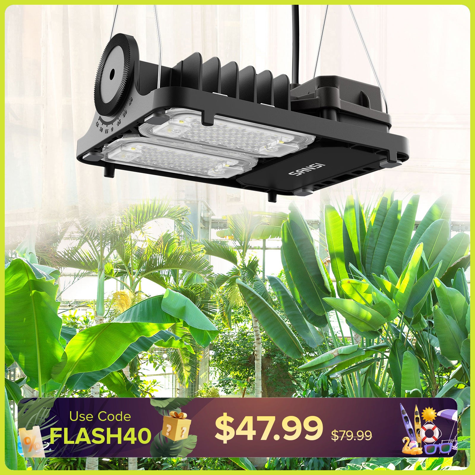 Dimmable 70W Panel LED Grow Light (EU ONLY)