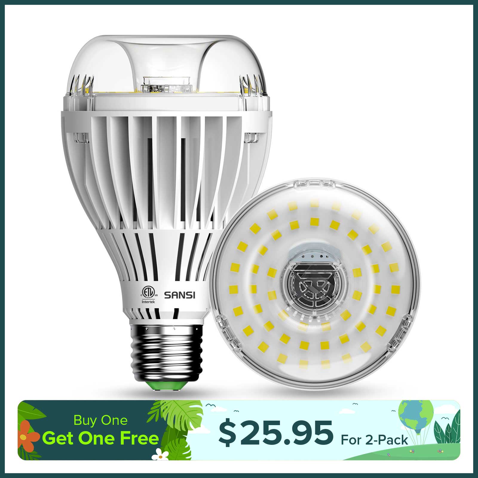 A21 24W LED Grow Light Bulb (US ONLY)
