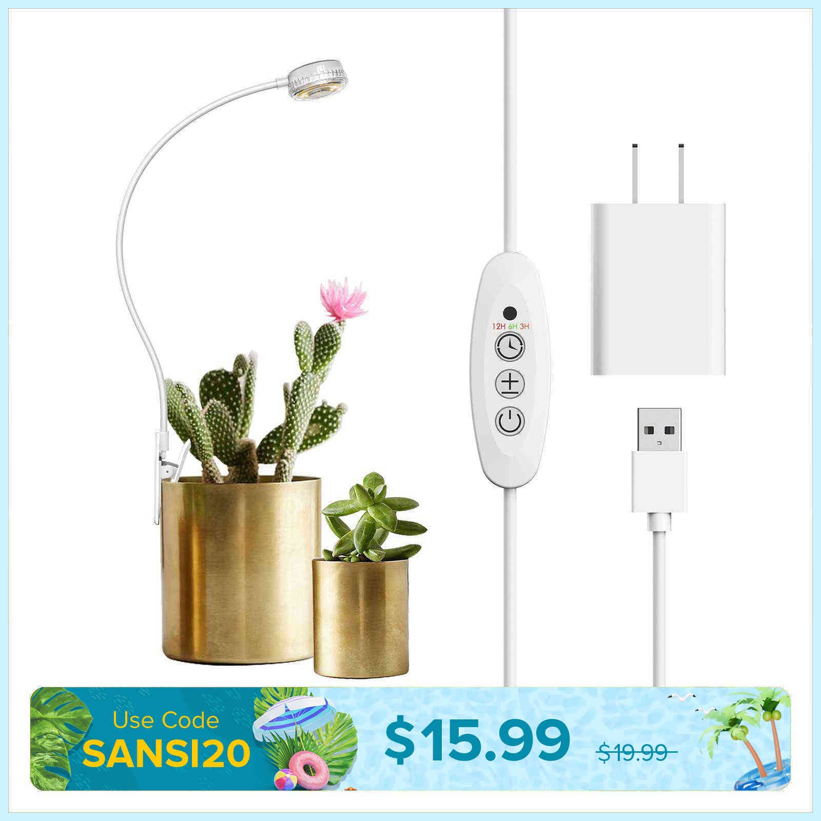 Pot Clip LED Grow Light