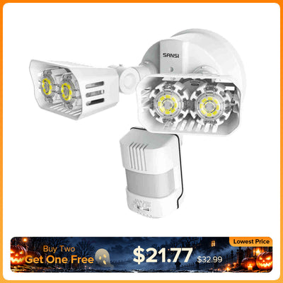SANSI 18W LED Security Light (Dusk to Dawn & Motion Sensor)