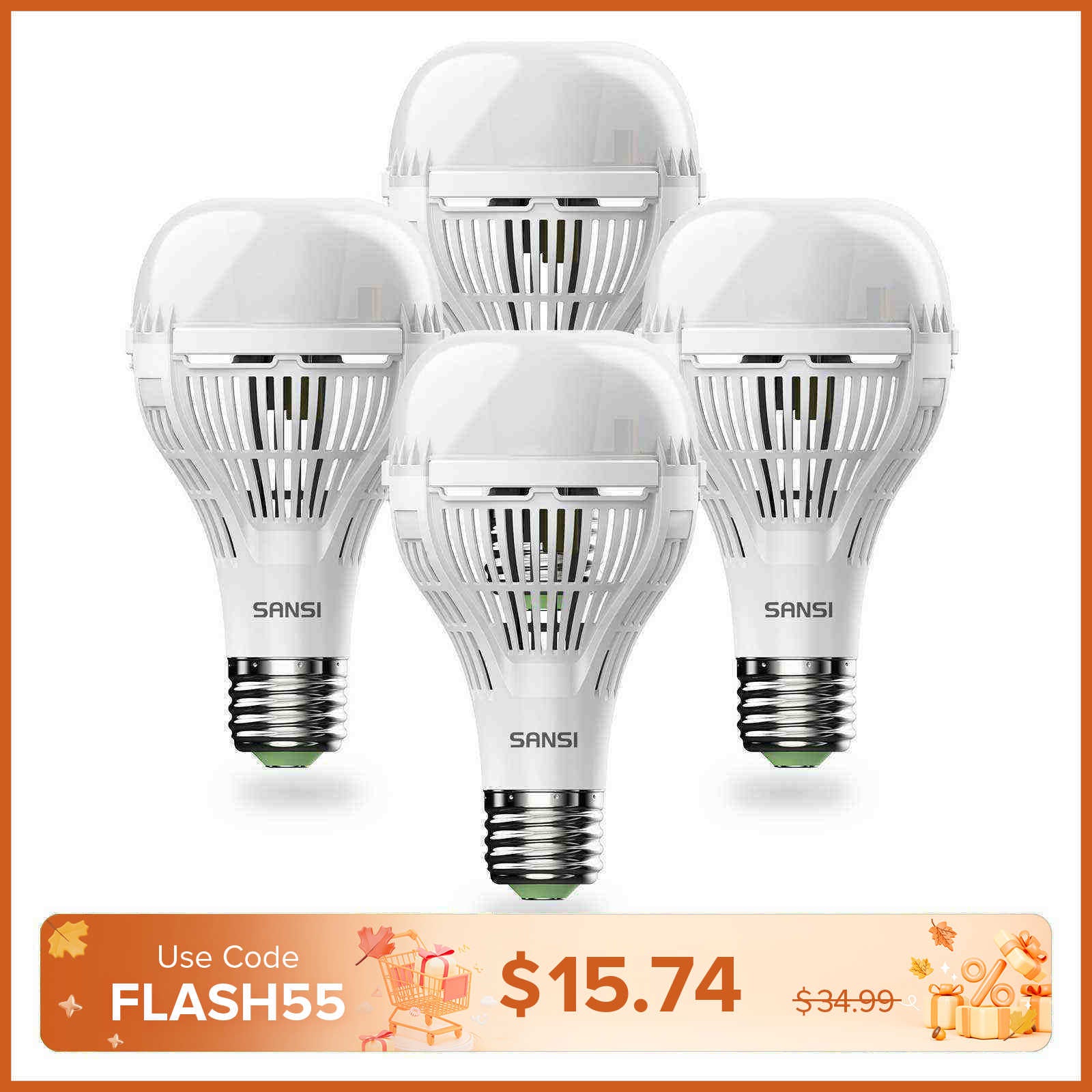 Upgraded A21 18W LED Light Bulb (US ONLY)