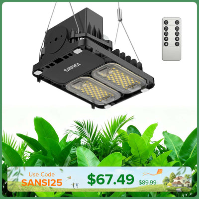 Lampada LED da coltivazione SANSI da 70 W | Telecomando