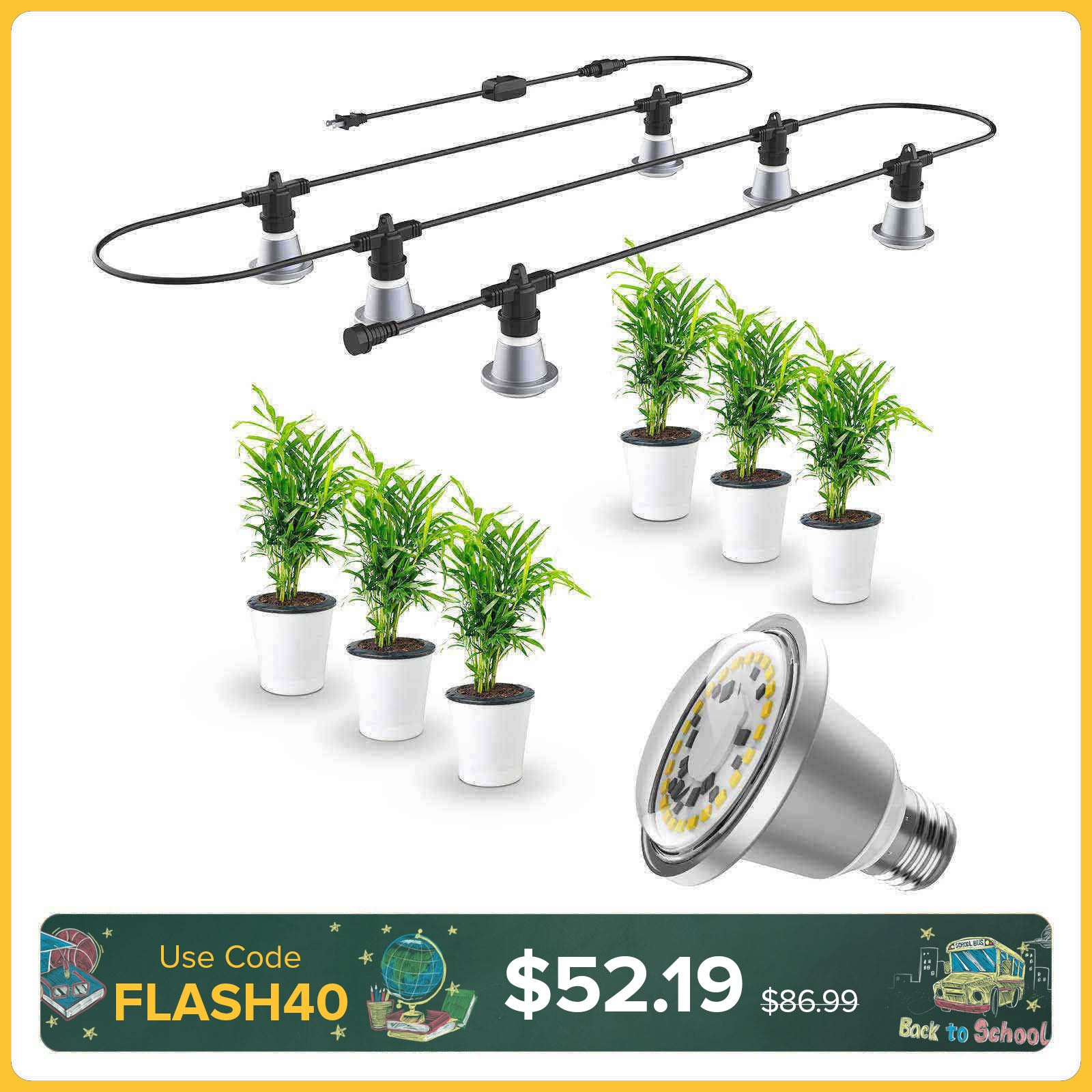 Hanging Grow Light String(US/EU ONLY)