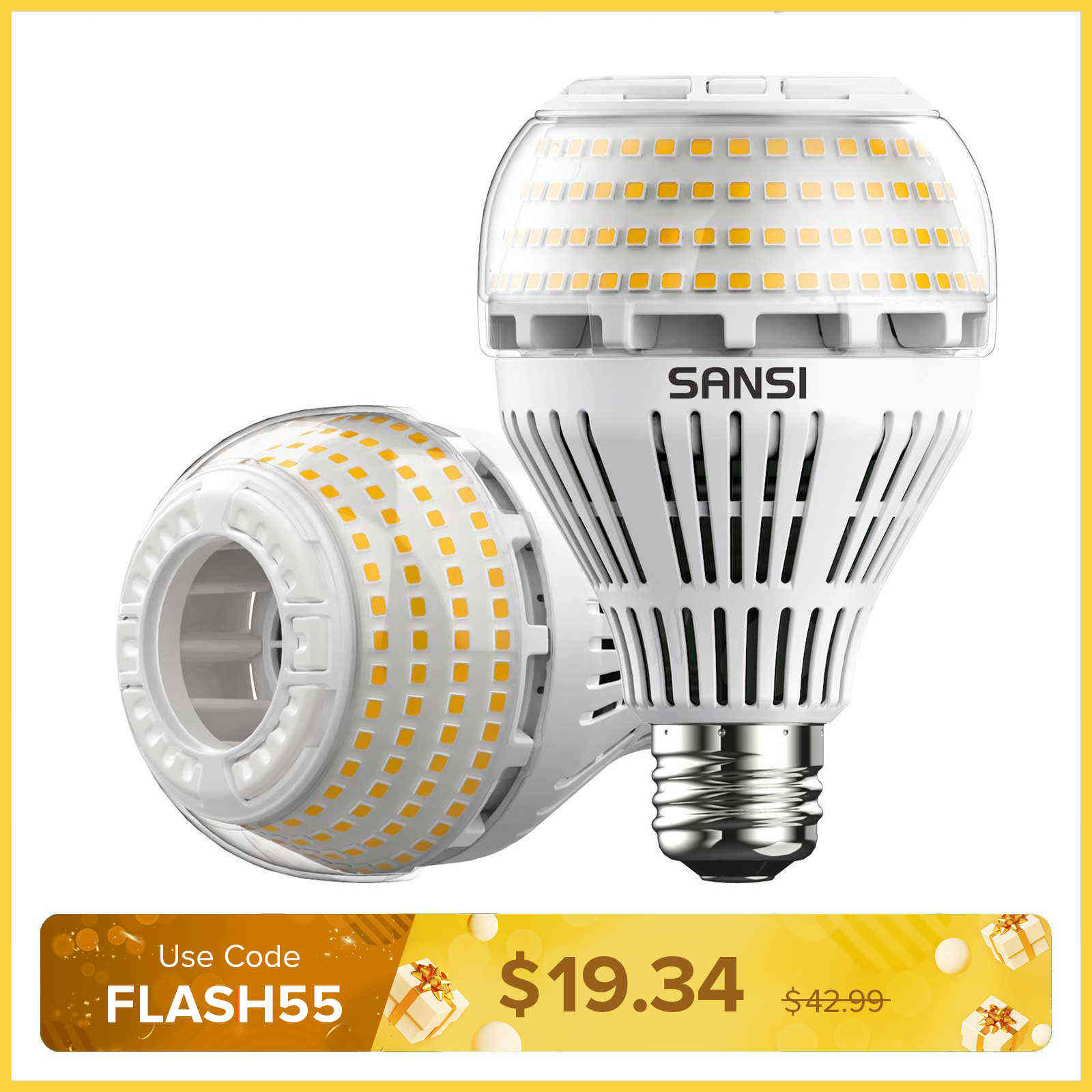 A21 22W LED 3000K/5000K Light Bulb