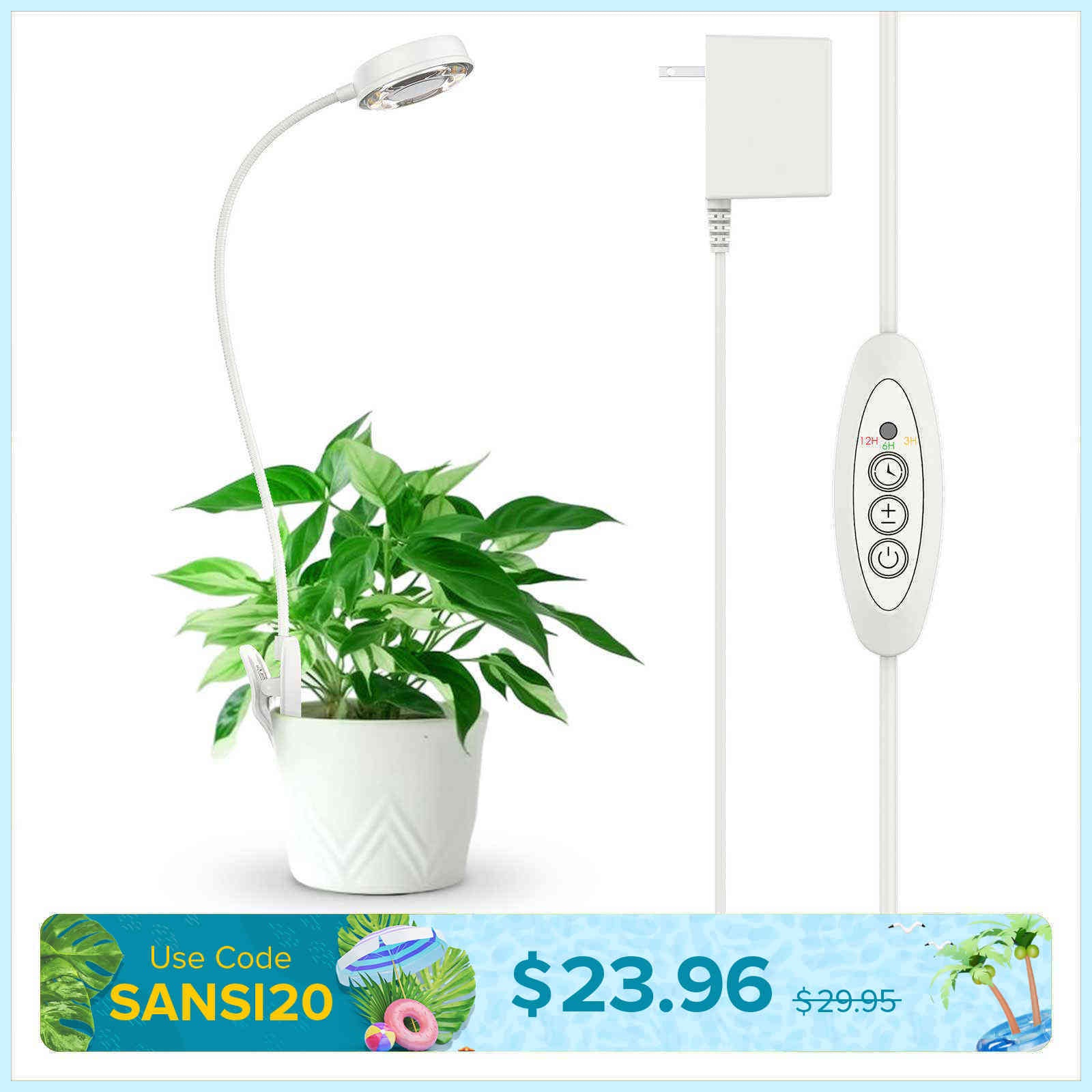10W Pot Clip Led Grow Light