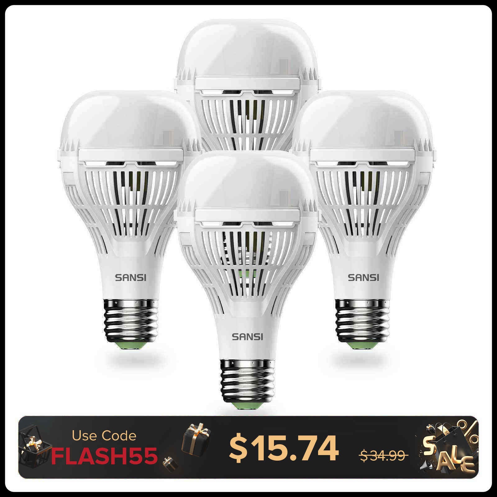 Upgraded A21 18W LED Light Bulb (US ONLY)