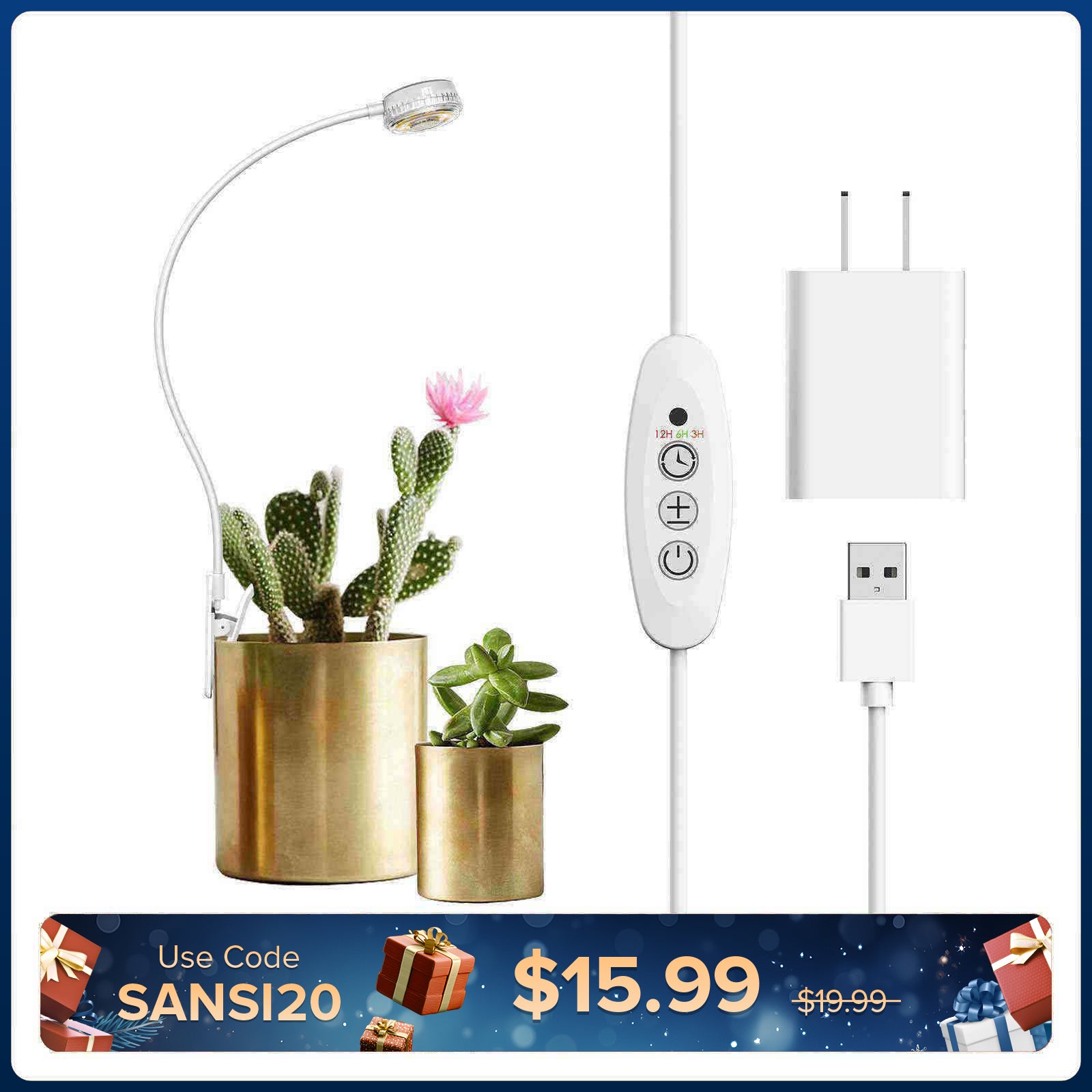 Pot Clip LED-Wachstumslampe