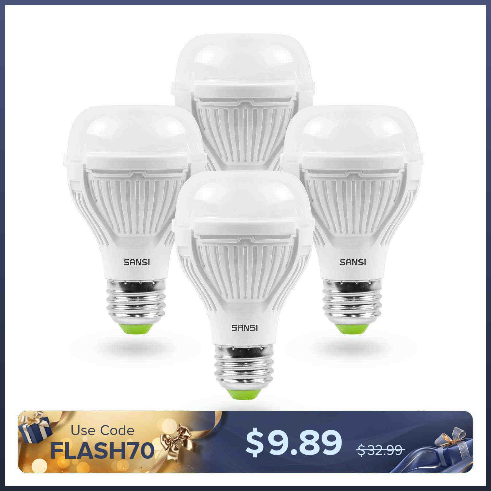 Upgraded A19 13W LED 3000K/5000K Light Bulb (US ONLY)