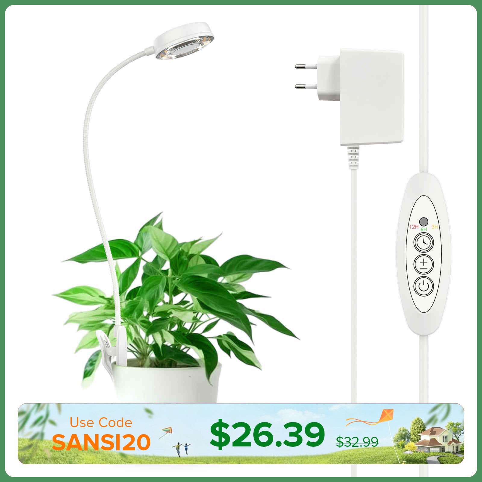 10W Topfclip-LED-Wachstumslicht