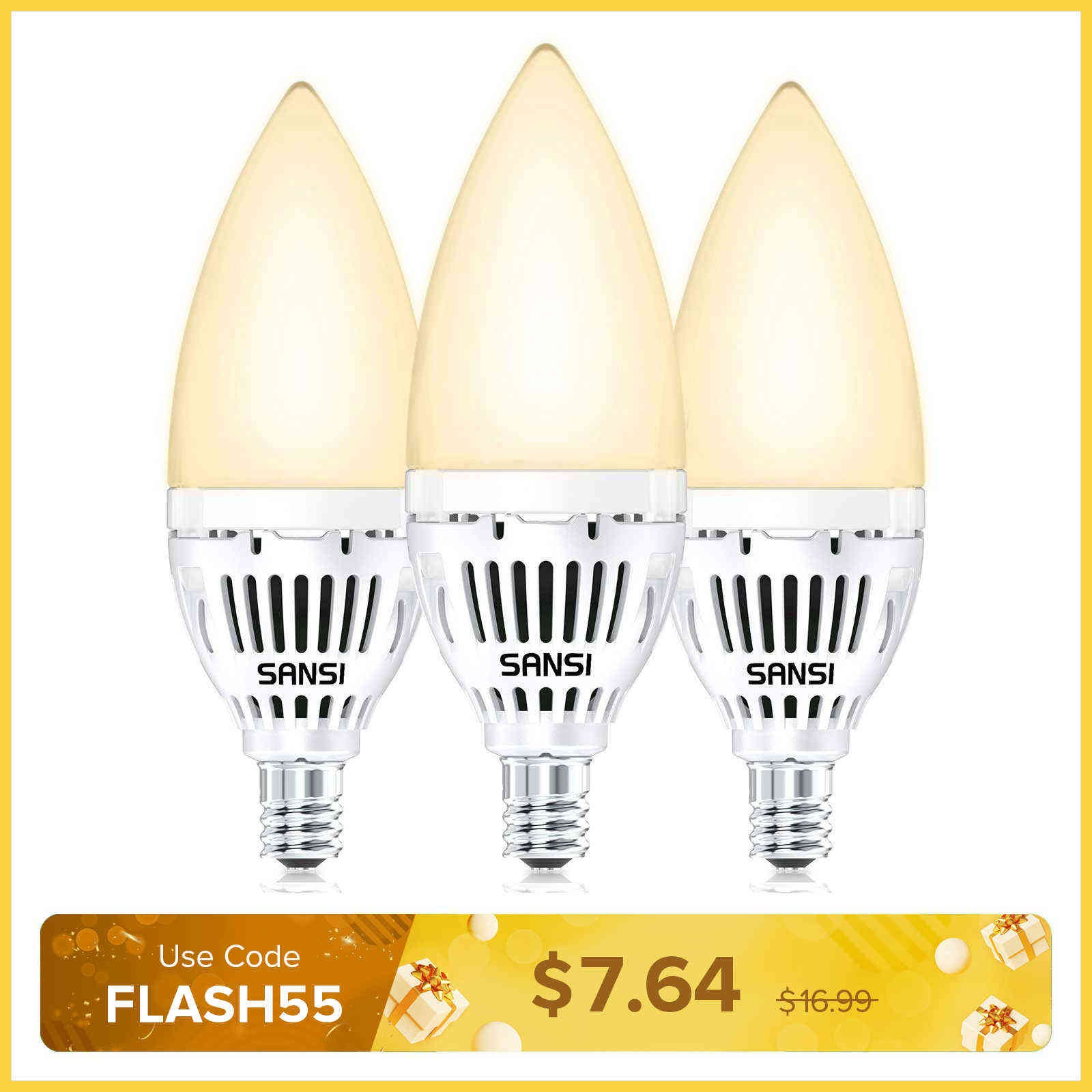 6W Candelabra LED Light Bulb (US ONLY)