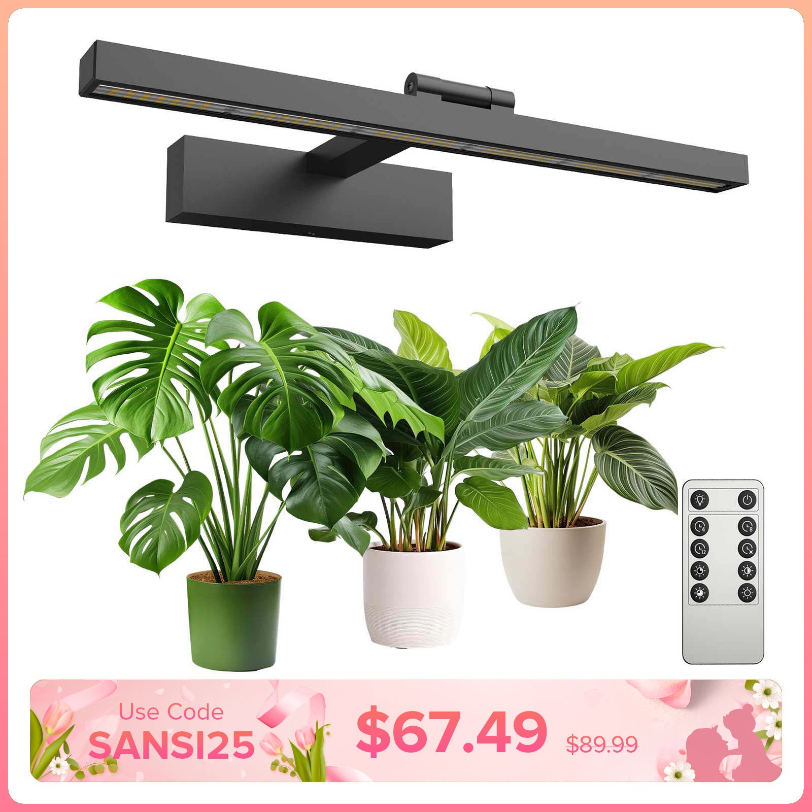 SANSI 35W Wall Mounted LED Grow Light