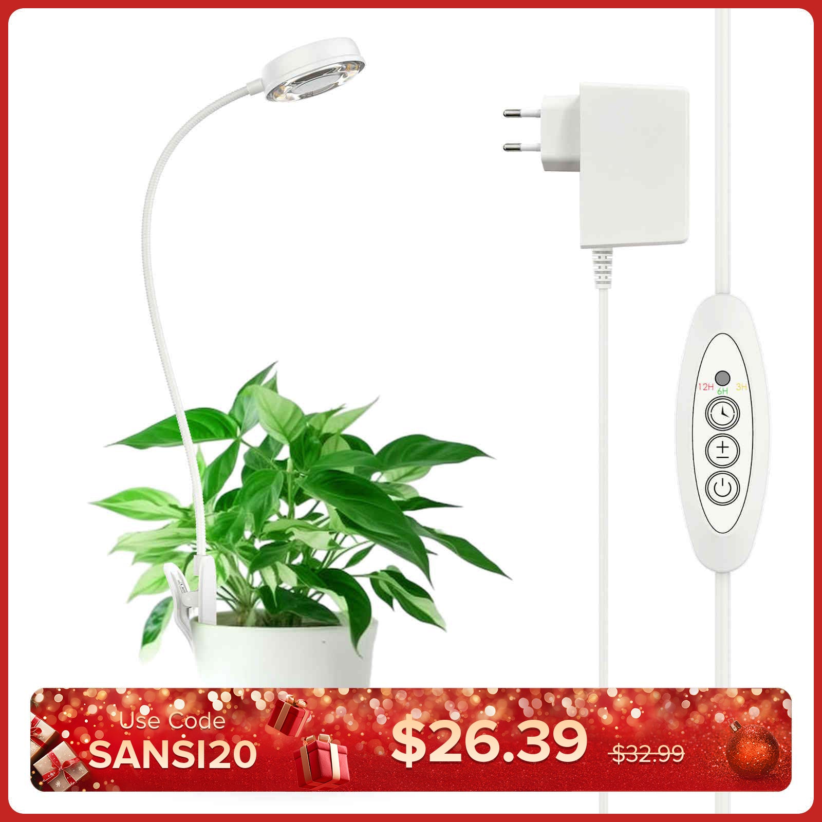 10W Topfclip-LED-Wachstumslicht