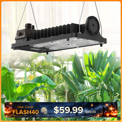SANSI Dimmable 100W Panel LED Grow Light (EU ONLY)