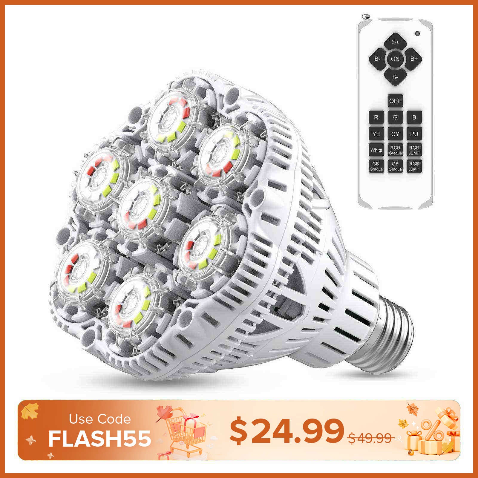 BR30 30W LED RGB Pool Light Bulb (US ONLY)