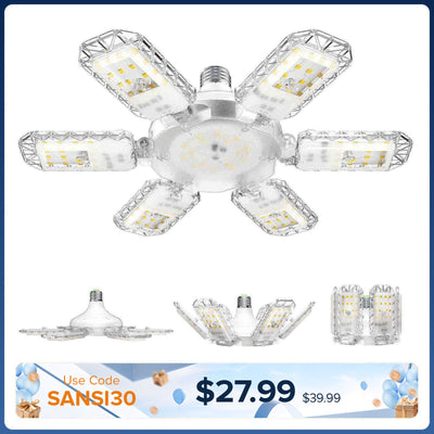 Lampe de garage panneau 60W (US UNIQUEMENT)