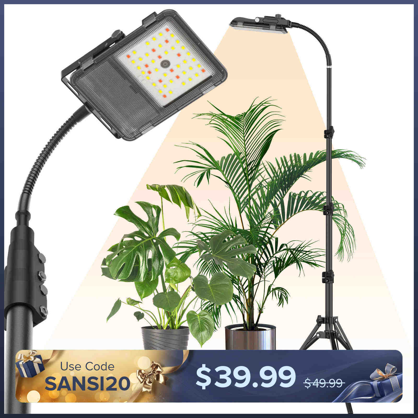 30W LED Grow Light With Tripod Stand(US ONLY)