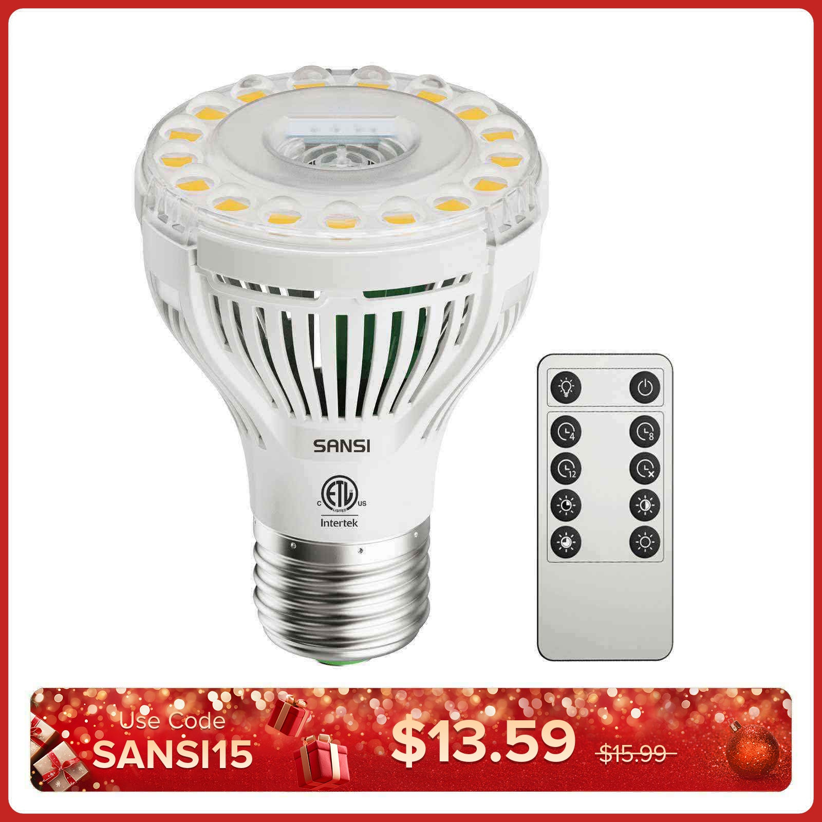 PAR20 5W LED-Wachstumslampe mit Fernbedienung (NUR USA)