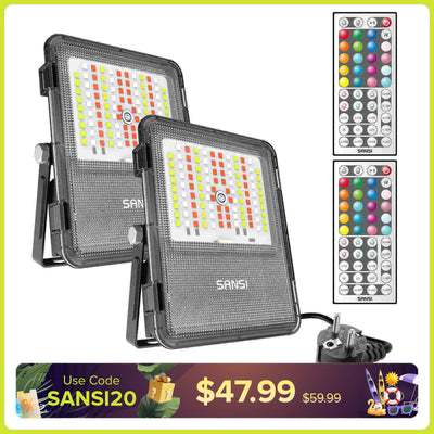 80W RGB LED Flood Light (US ONLY)