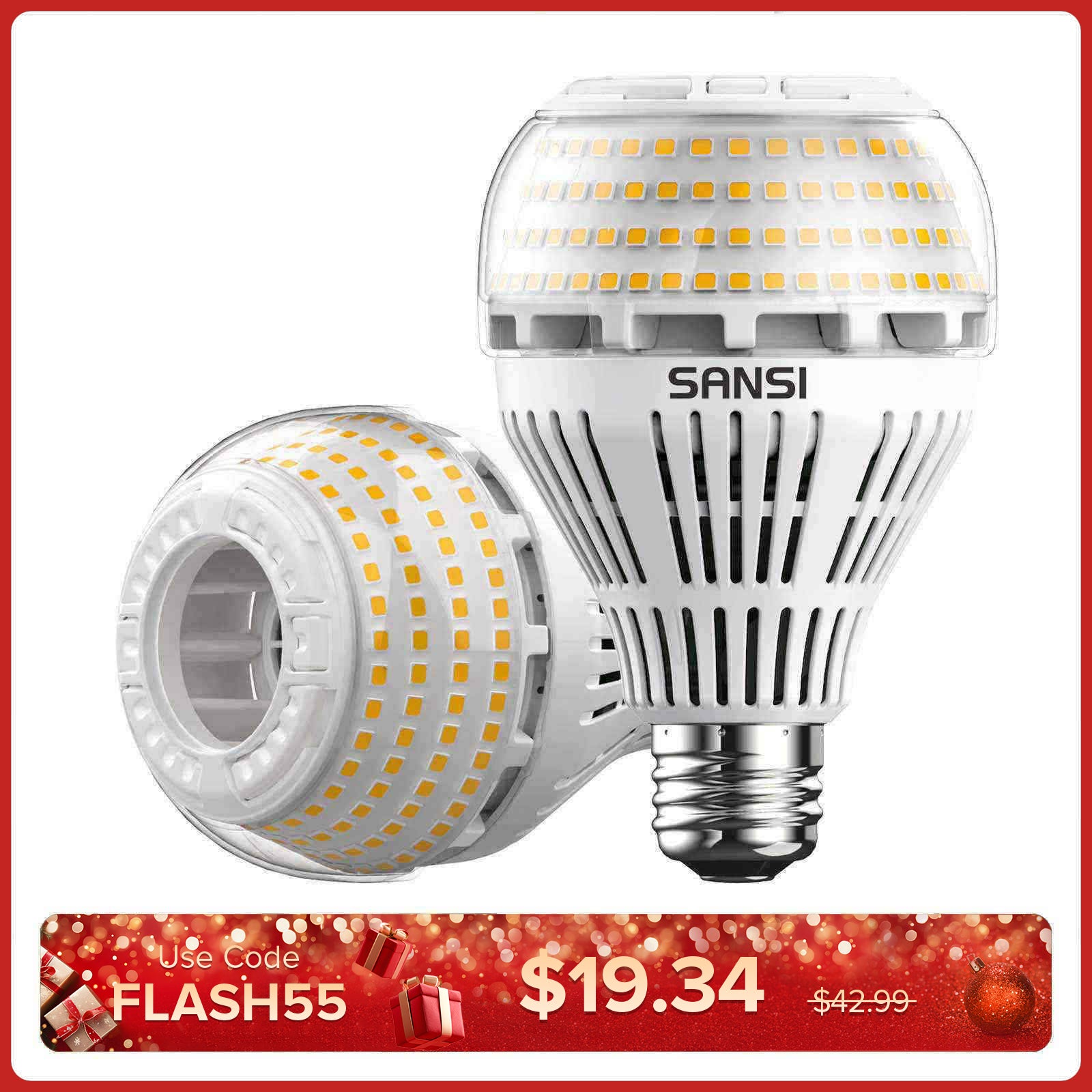 A21 22W LED 3000K/5000K Glühbirne 