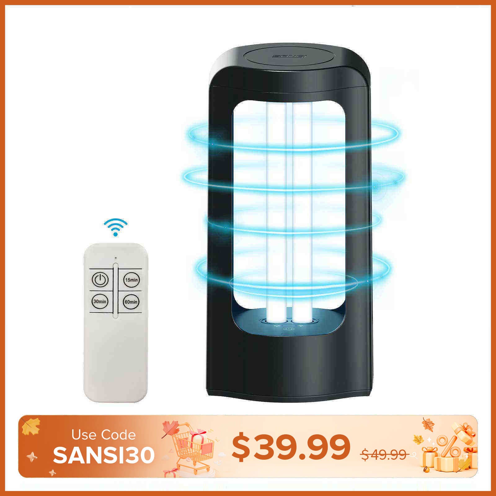 18W UV Light Sanitizer with Remote Control (US ONLY)