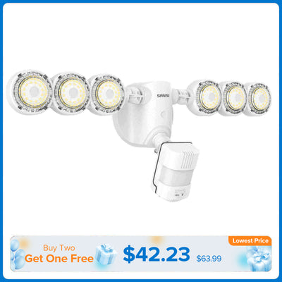 55W LED Security Light (Dusk to Dawn & Motion Sensor)(US ONLY)