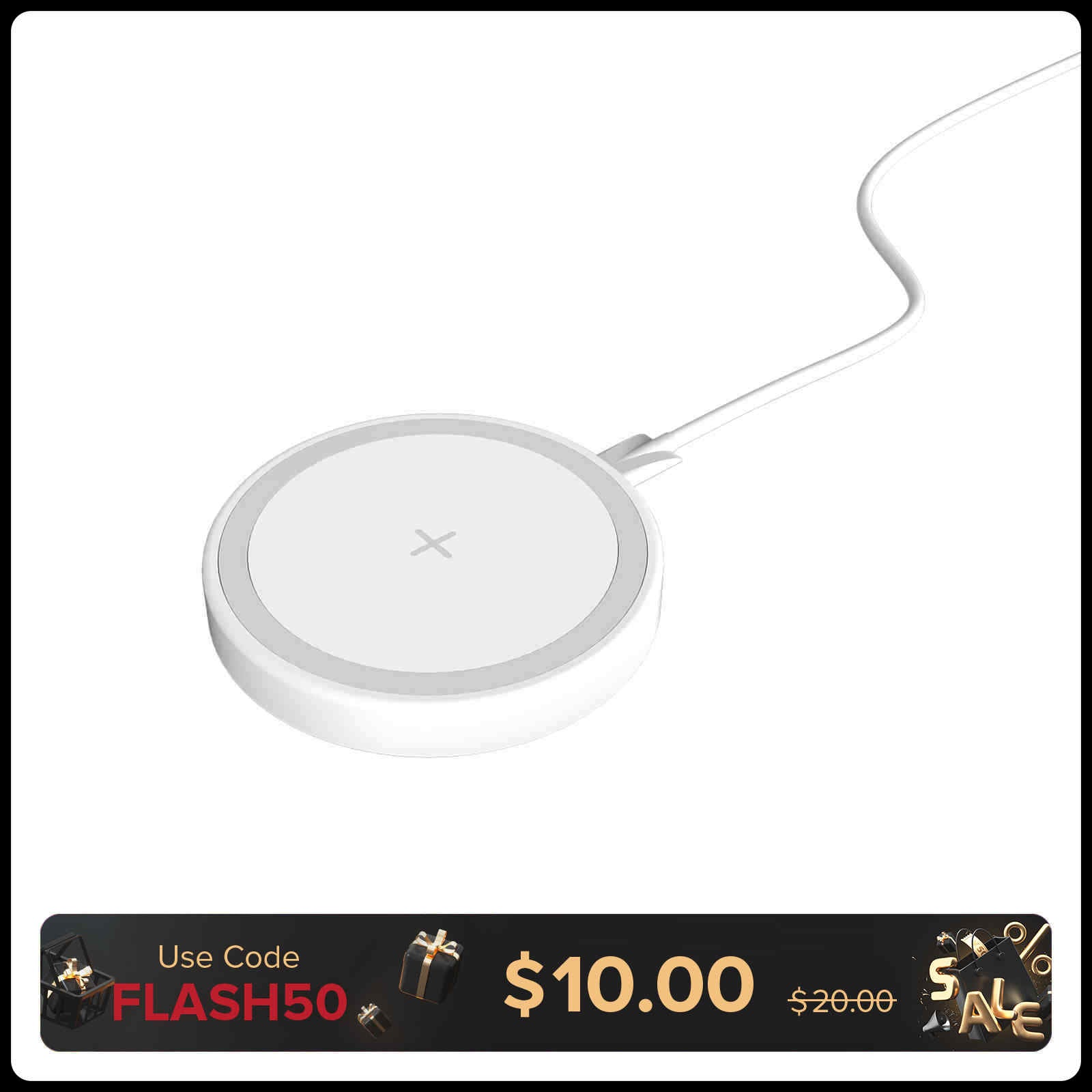 Wireless Charging RGB Color Changing Mood Light (US ONLY)