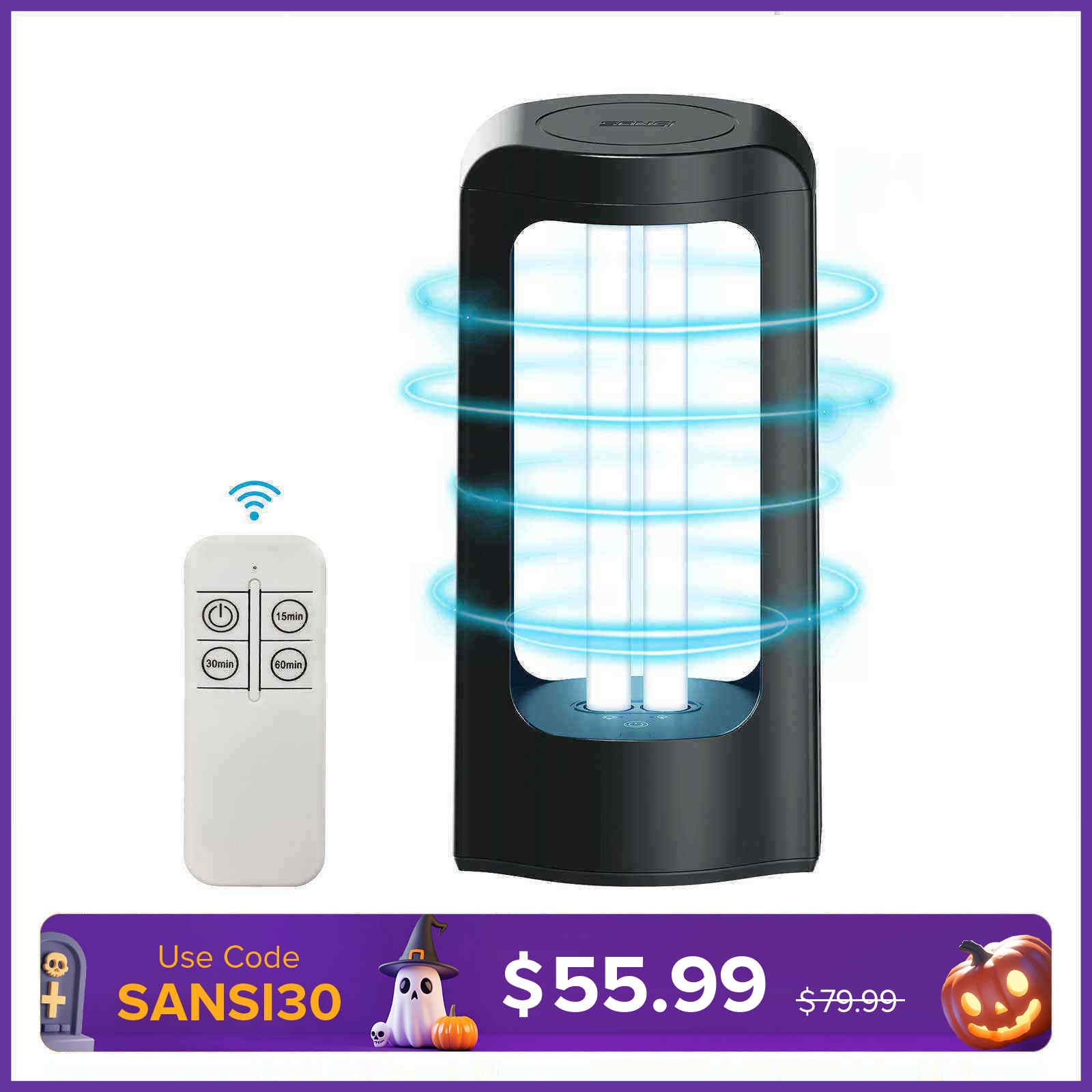 27W UV Light Sanitizer with Remote Control