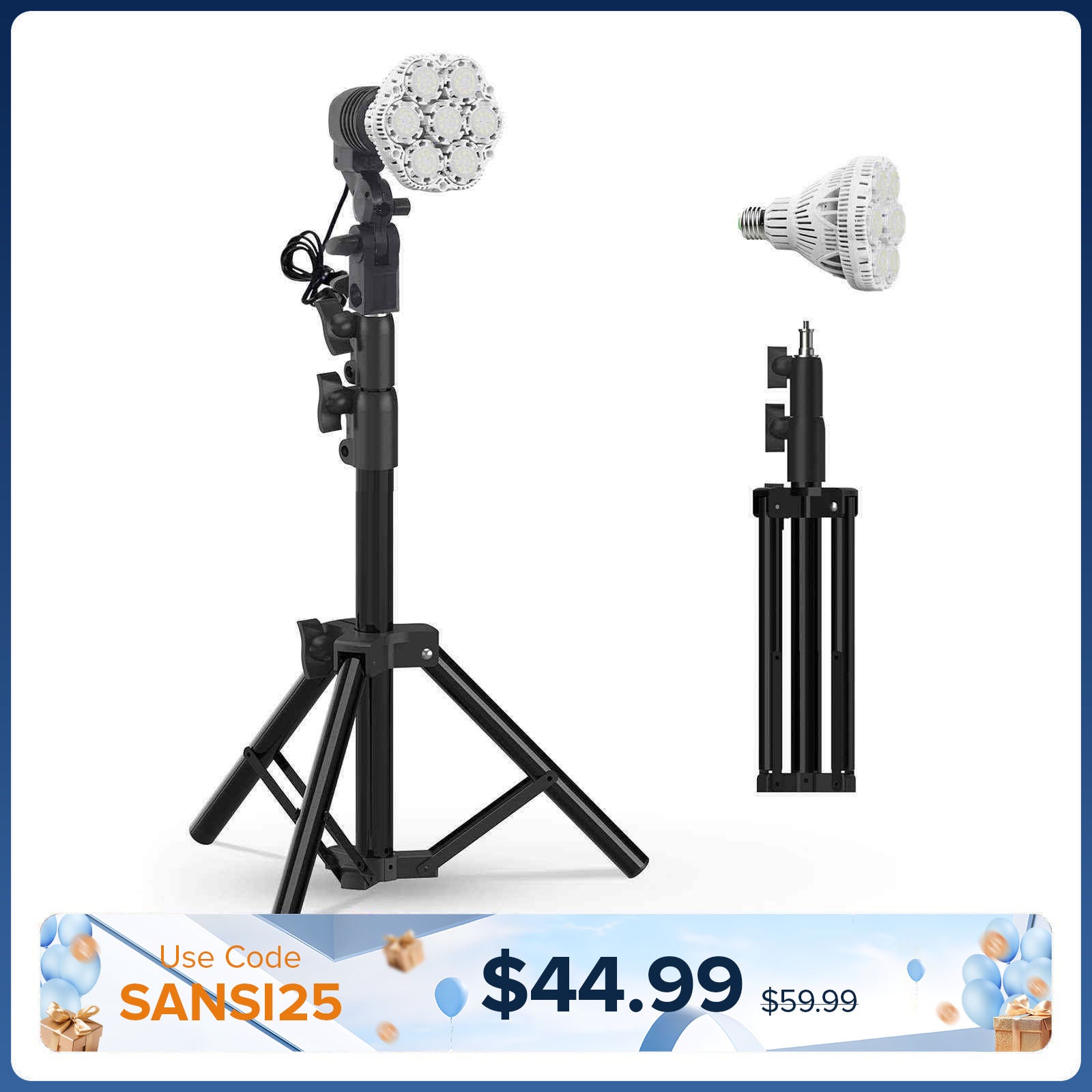 SANSI BR30 40W Led Work Light with Stand (US ONLY)