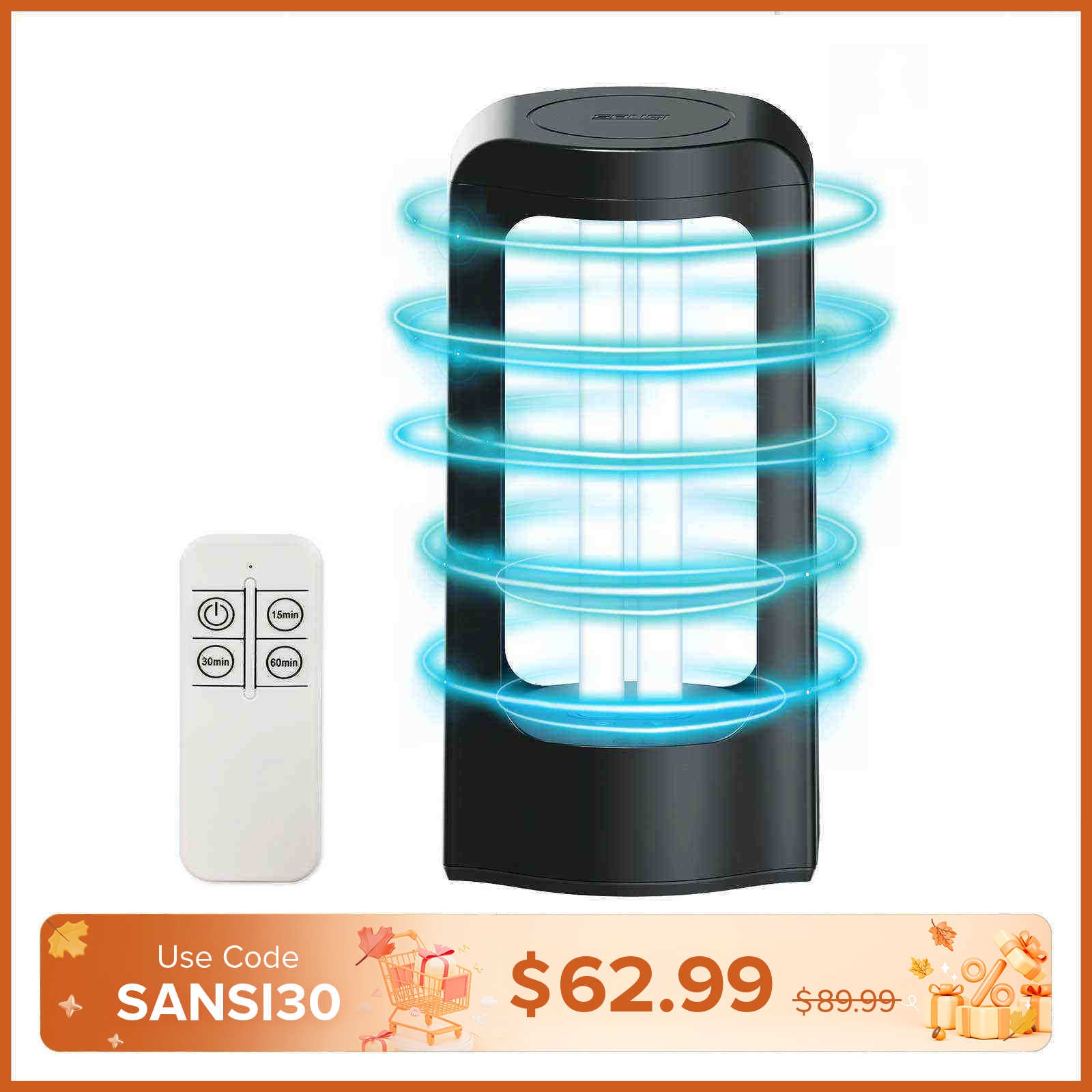 42W UV Light Sanitizer with Remote Control
