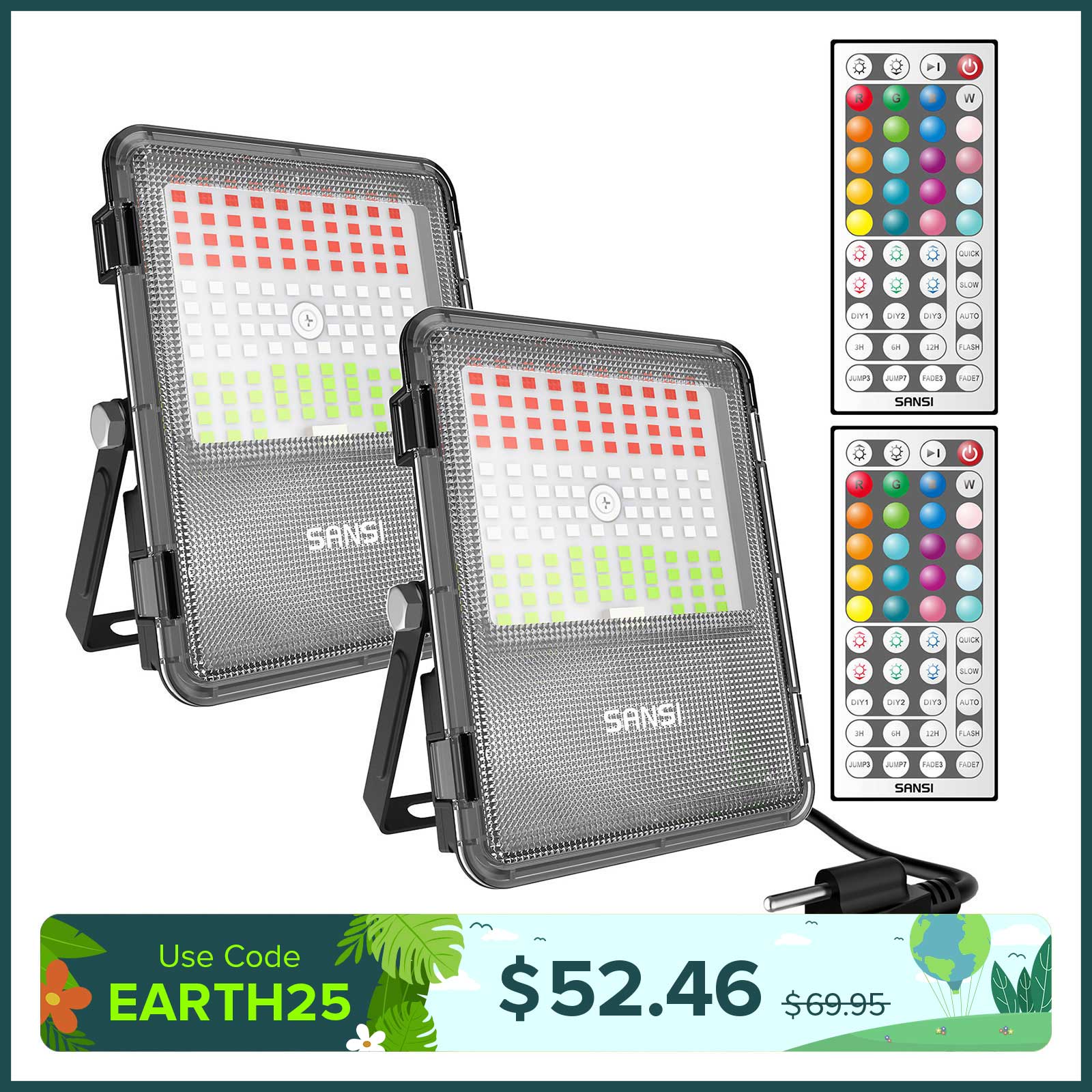 120W RGB Led Flood Light (US ONLY)