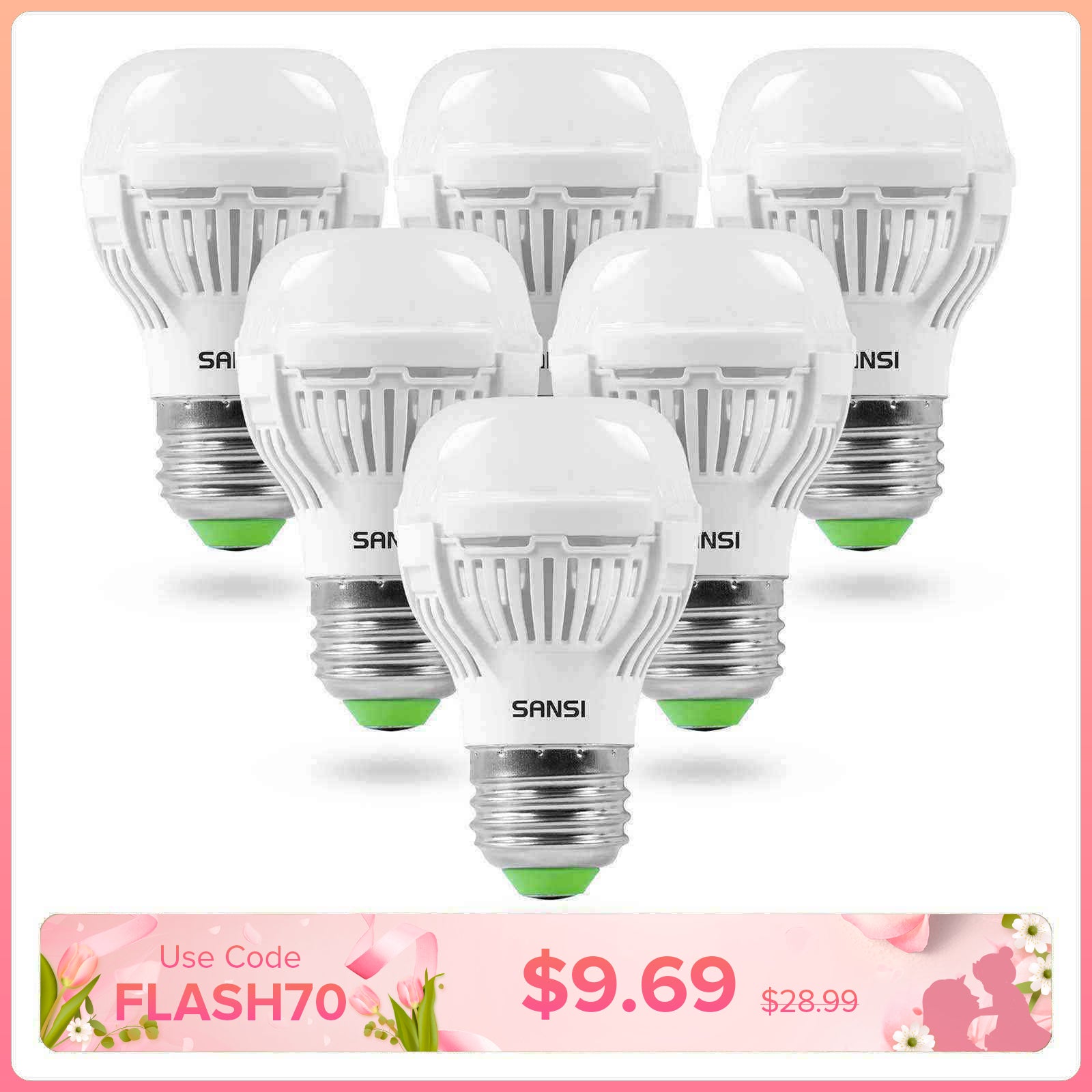 Upgraded A15 9W LED Light Bulb (US ONLY)