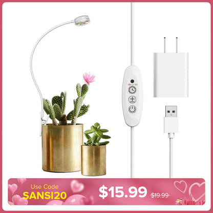 Lampada LED per coltivazione con clip per vaso da 5 W