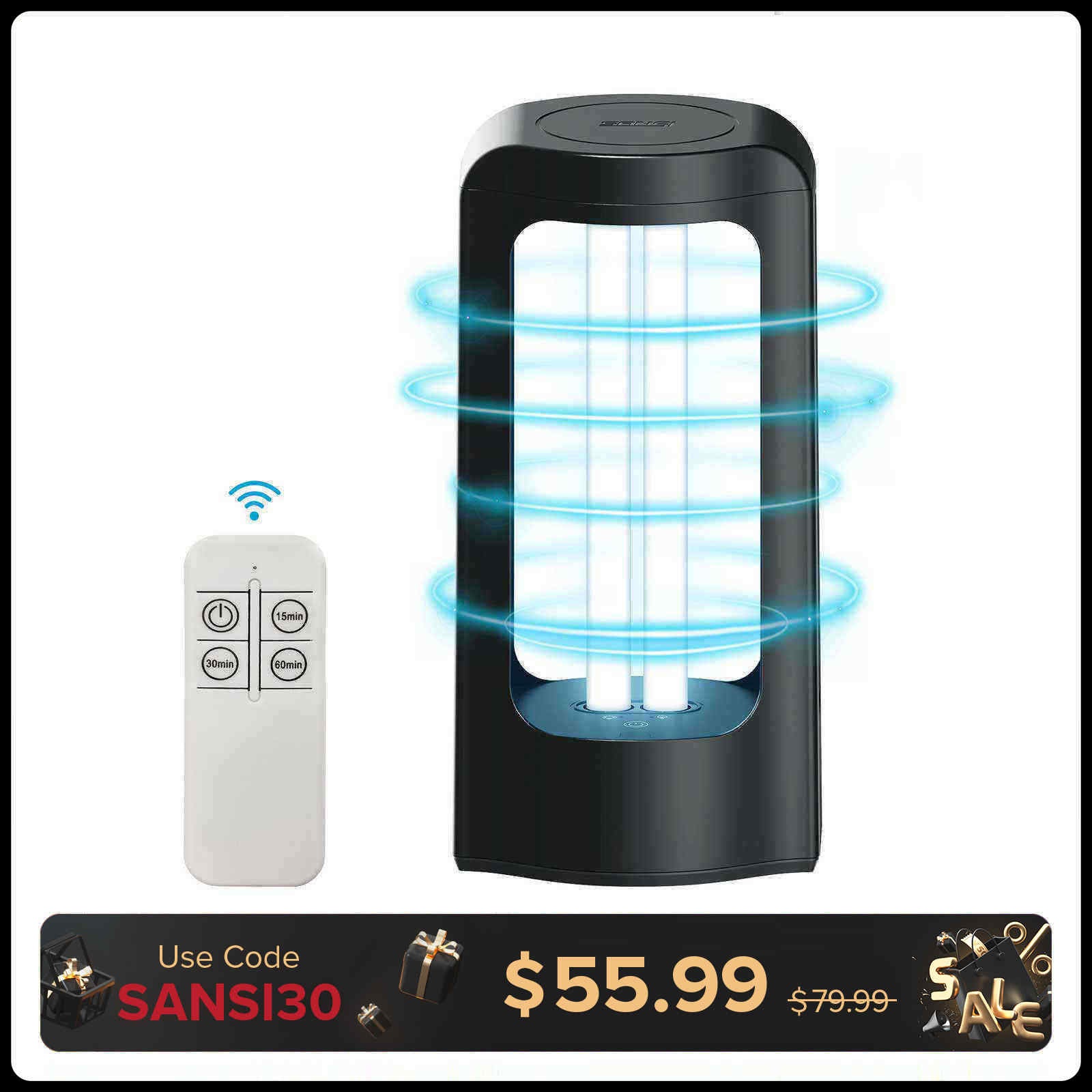 27W UV Light Sanitizer with Remote Control