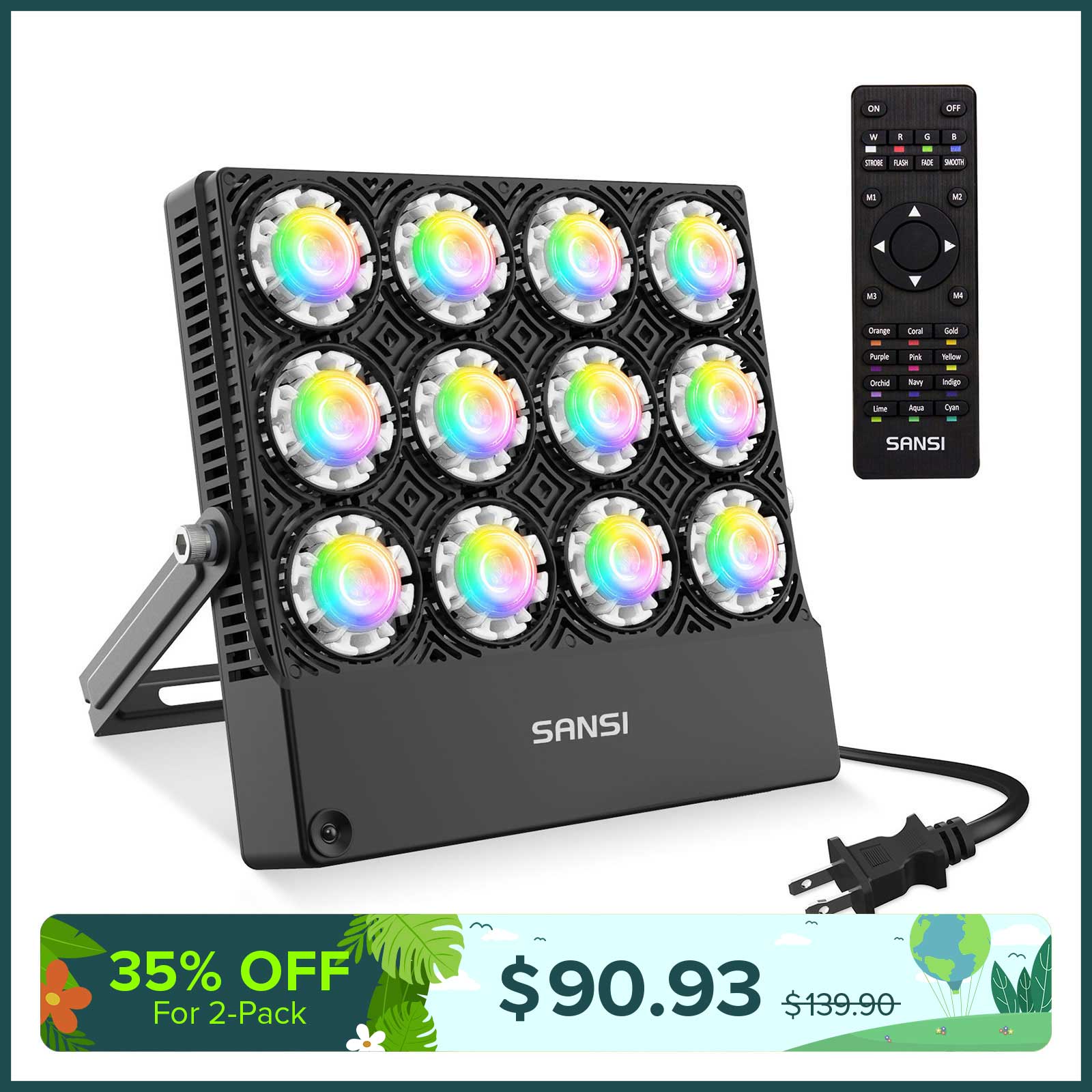 70 W RGB-LED-Flutlicht (NUR USA)