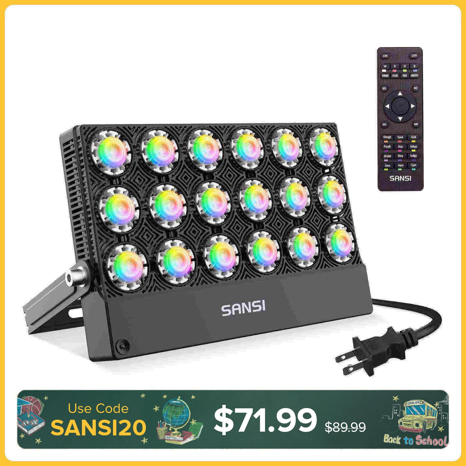 100-W-RGB-LED-Flutlicht (NUR USA)