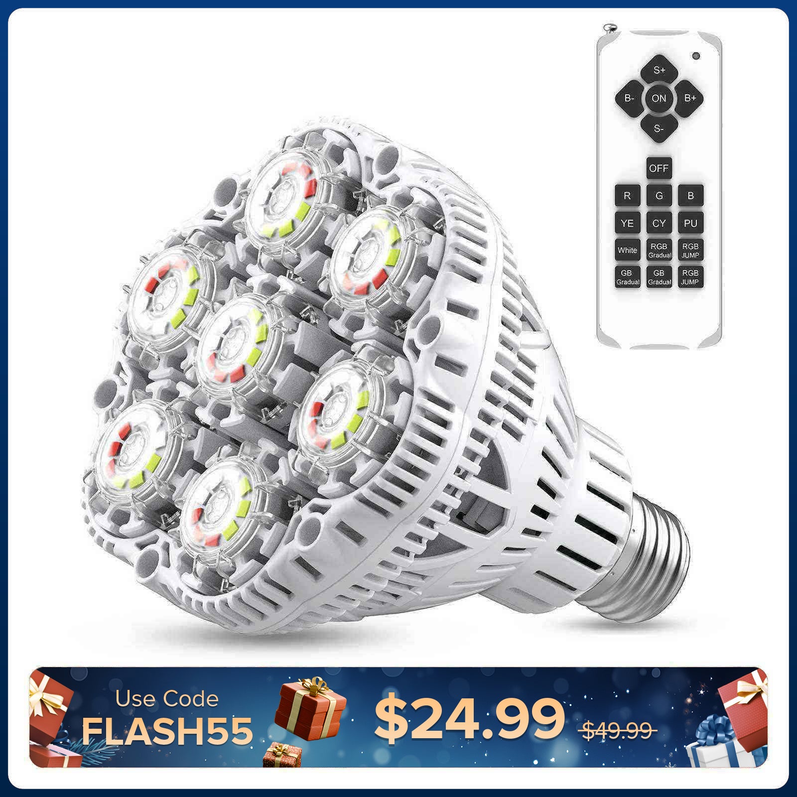 BR30 30W LED RGB Pool Light Bulb (US ONLY)