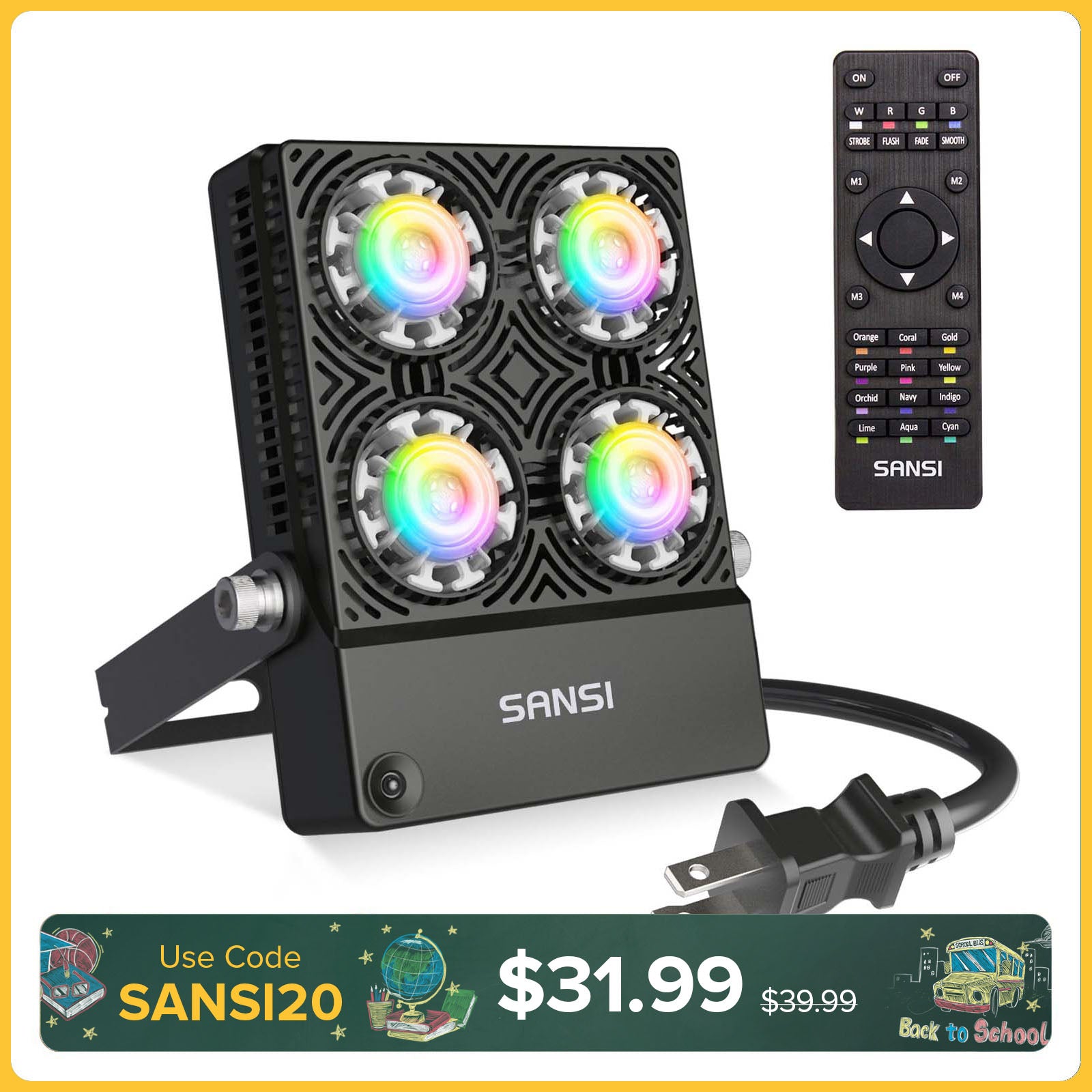 30W RGB LED-Flutlicht (NUR USA)