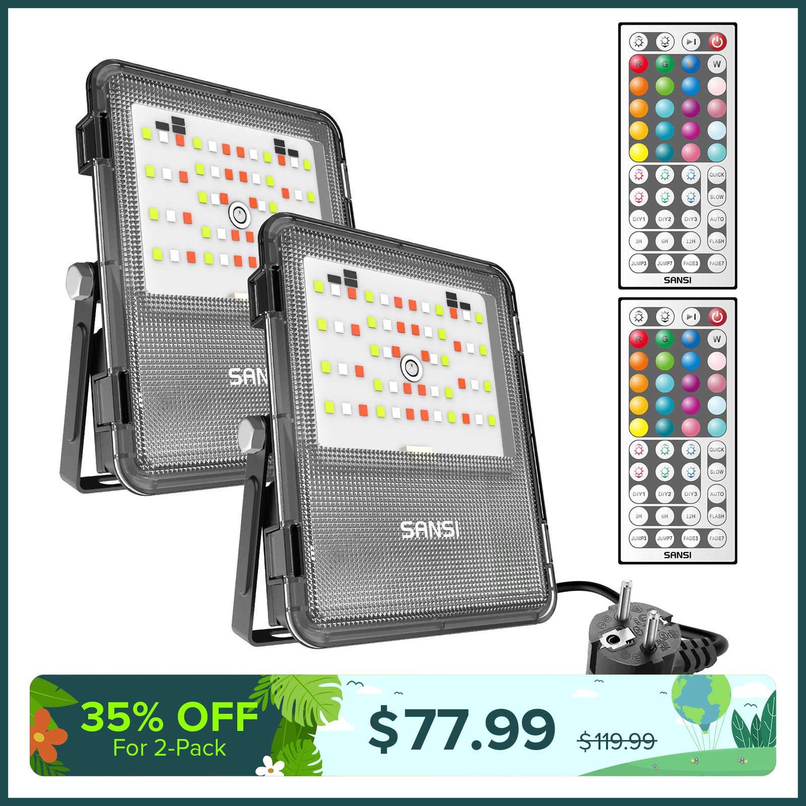 10-W-RGB-LED-Flutlicht (NUR EU)