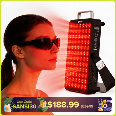 SANSI 120W Dual-Wavelength Red Light Therapy Panel(US/EU ONLY)