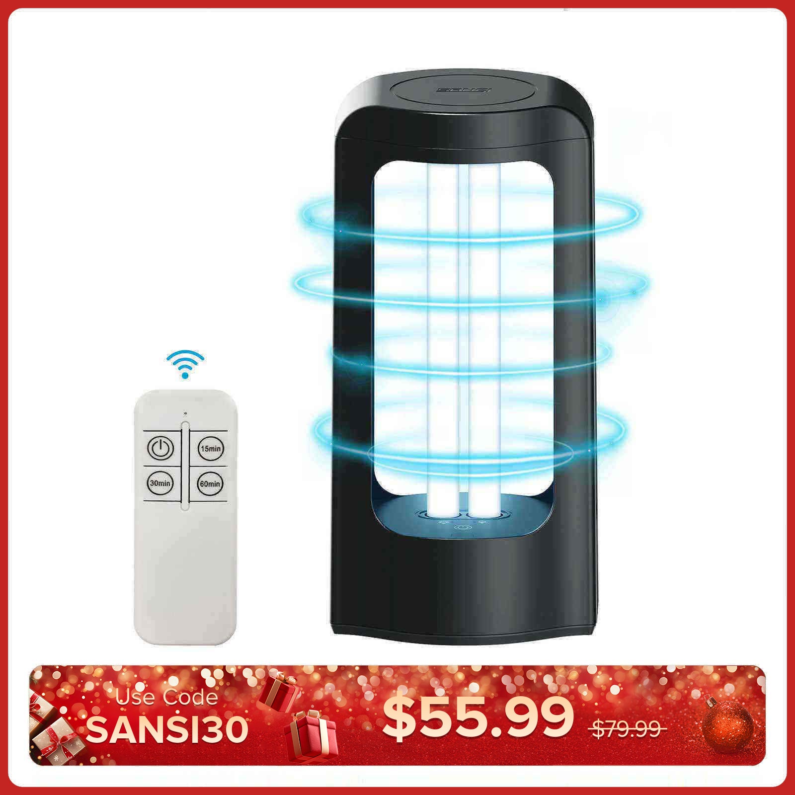 27-W-UV-Licht-Desinfektionsmittel mit Fernbedienung (NUR USA)