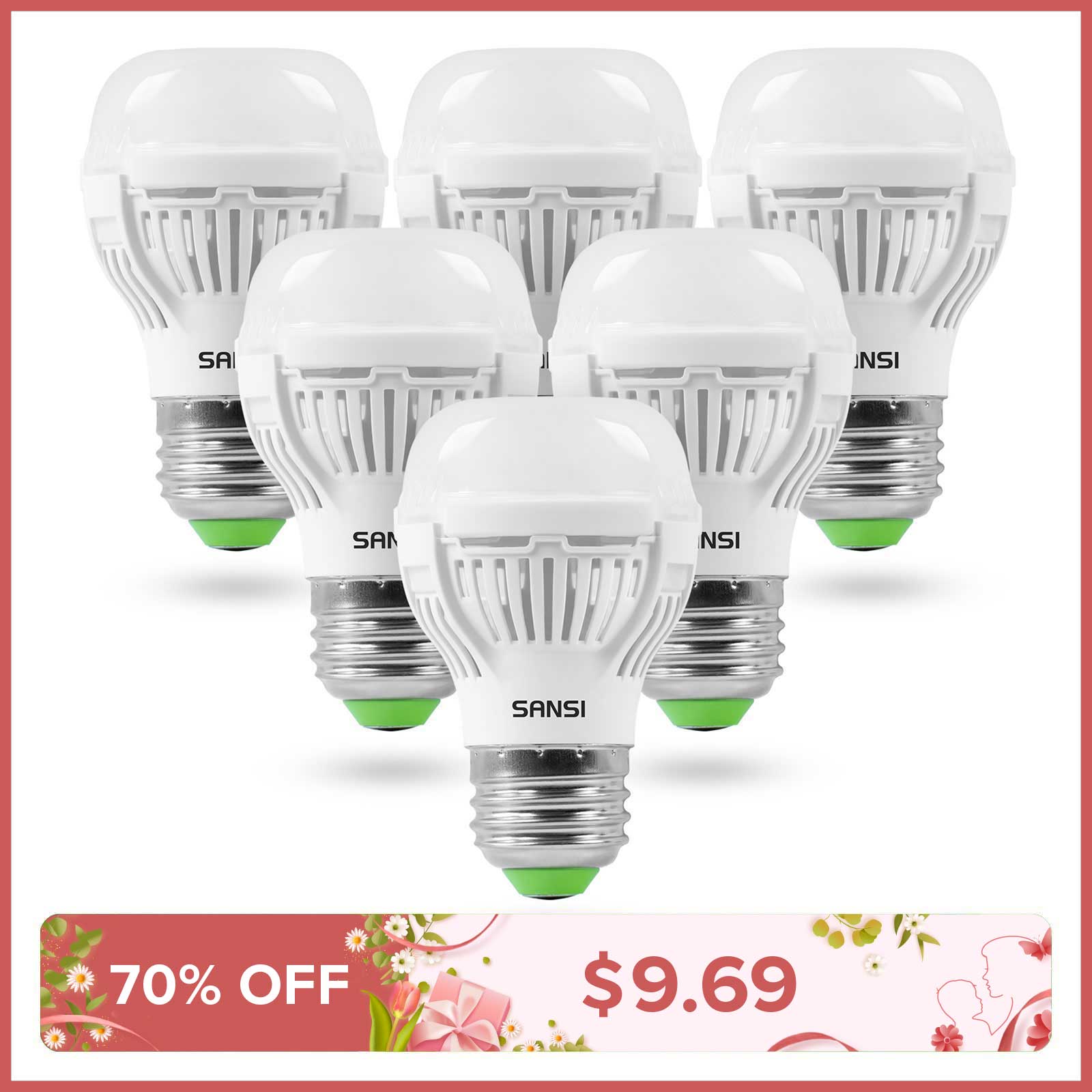 Upgraded A15 9W LED 2700K/3000K/4000K/5000K Light Bulb (US ONLY)