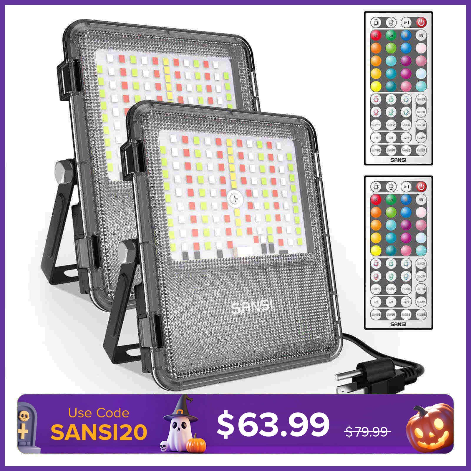160W RGB LED Flood Light (US ONLY)