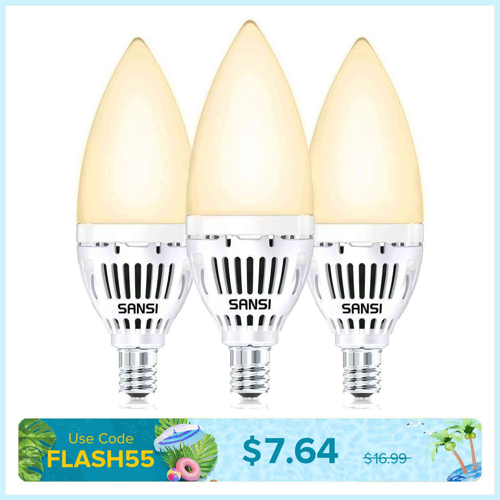 6W Candelabra LED Light Bulb (US ONLY)